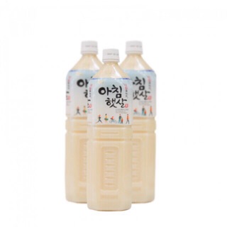 Combo 3 Chai Nước Gạo Rang Hàn Quốc 1500ml Woongjil