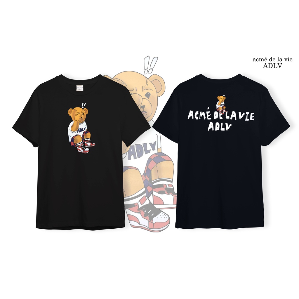 Áo ADLV Thun Cotton CAO CẤP [Vải Cotton] - Mẫu 34 - Gấu Teddy Mang Giày