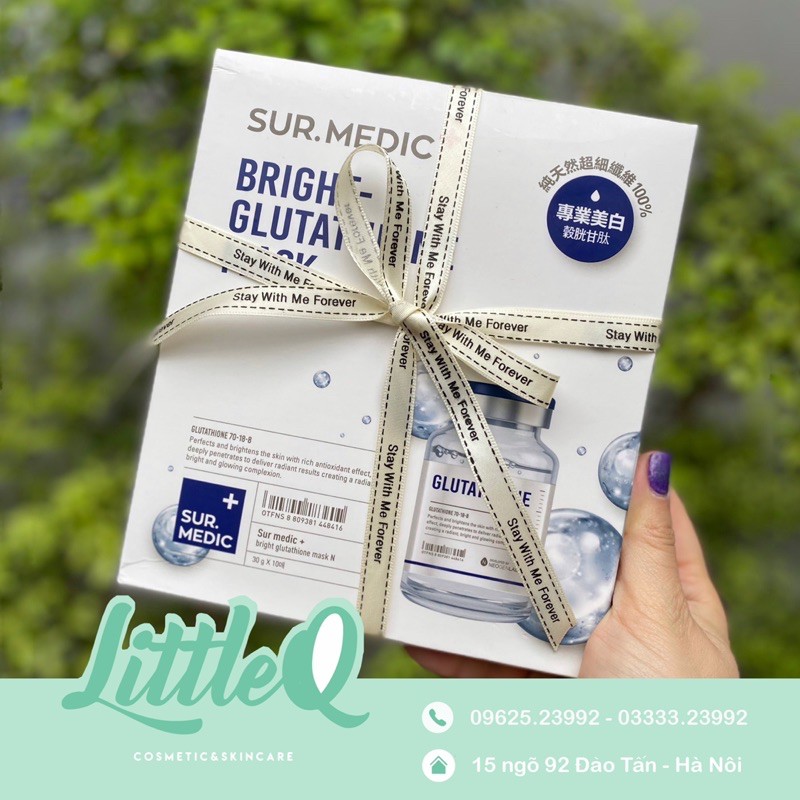 Mặt nạ dưỡng trắng Sur.Medic Glutathione