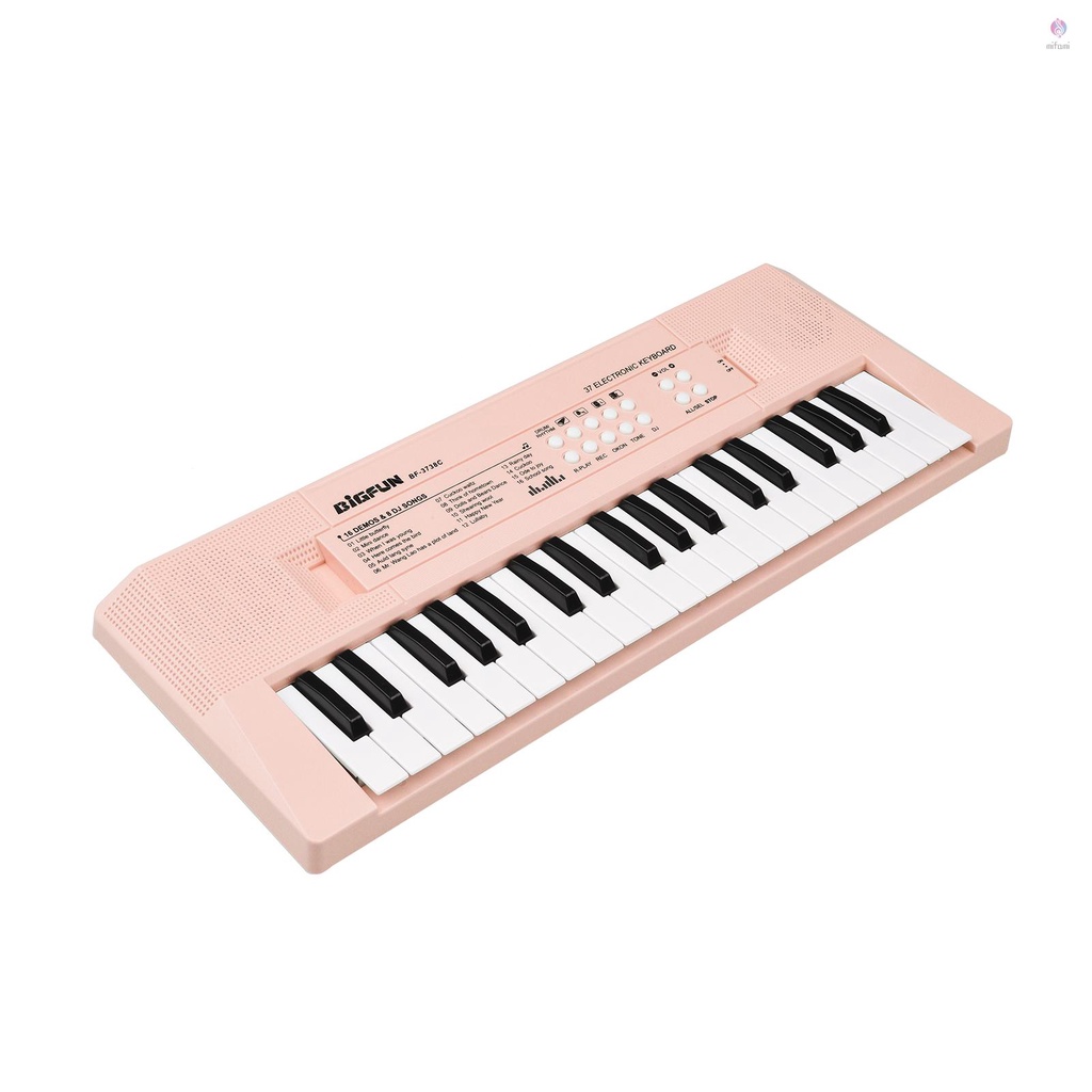 Đàn Piano ĐiệN Tử 37 PhíM Mini, MàU HồNg Cho Bé
