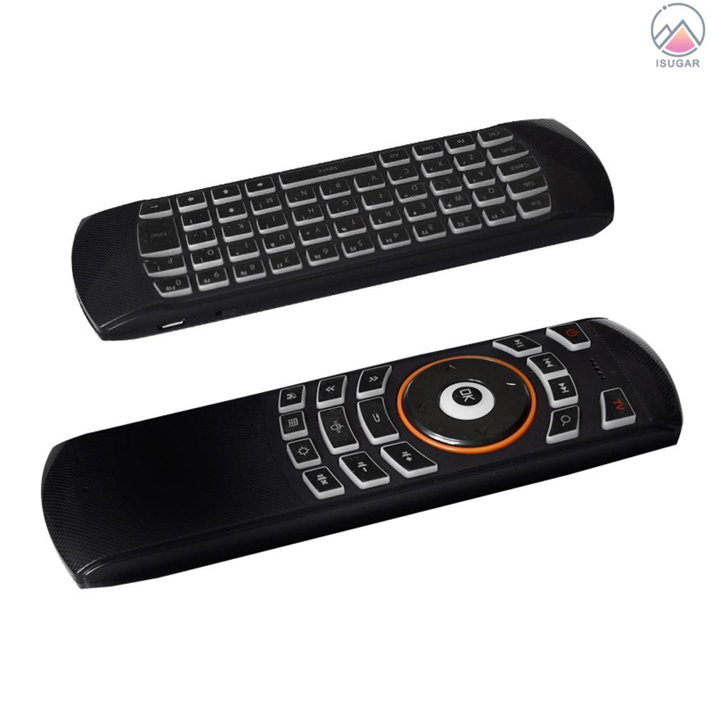 2.4G Air Mouse Wireless Keyboard Backlight 6-Axis Motion Sense Remote Control IR Learning for Mini P