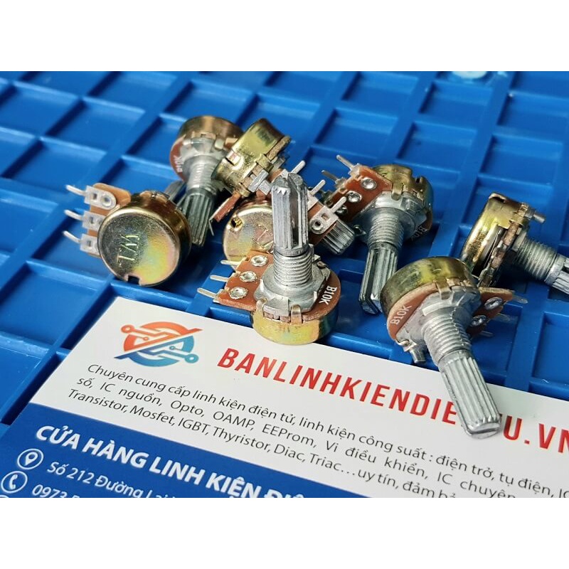 [ Combo 10 chiếc ] Chiết áp đơn 10K WH148-B5K 20mm hàng chính hãng