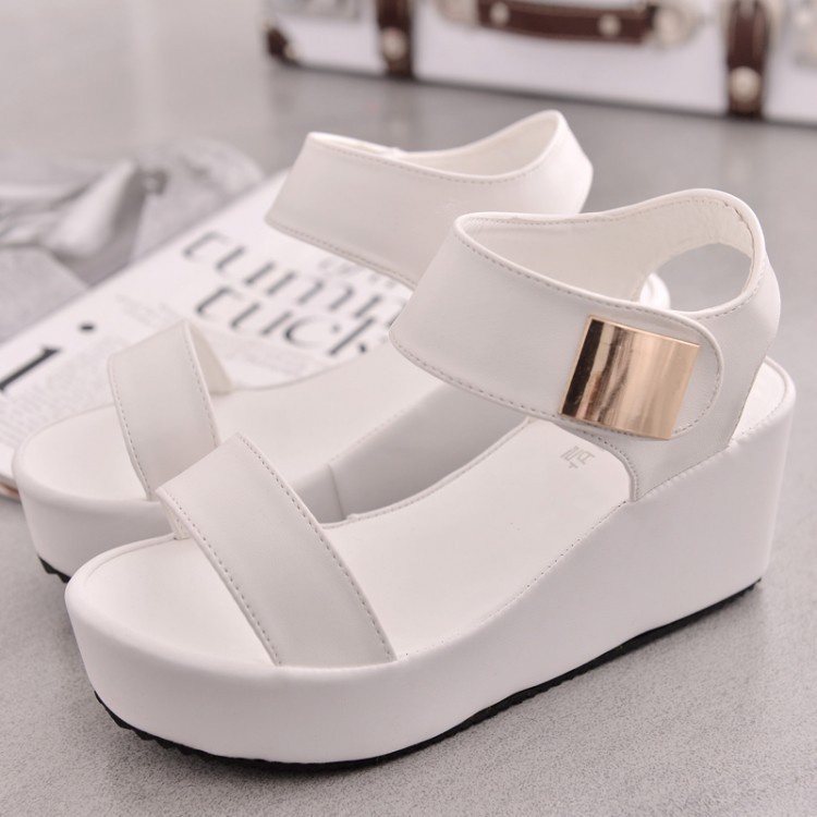 Giày sandal IELGY đế cao phong cách thịnh hành cho nữ