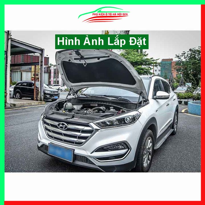 Bộ ty thủy lực ben hơi chống nắp capo Tucson tự động kèm phụ kiện lắp