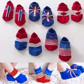 Combo 10 đôi vớ cho bé hình lá cờ