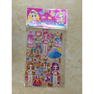 Hình dán công chúa nhỏ ⚡ LOẠI NHỎ ⚡ Sticker dán công chúa cho bé gái