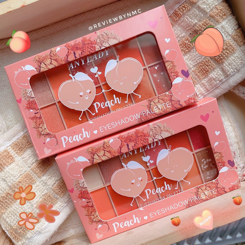 PHẤN MẮT 12 Ô PEACH ANYLADY Tông Cam | BigBuy360 - bigbuy360.vn