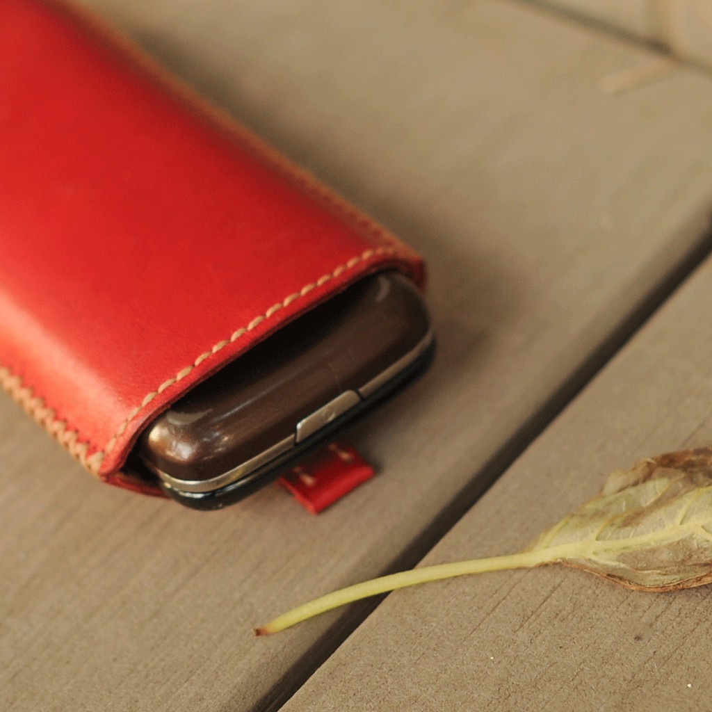 Bao da điện thoại Nokia 8800 - Da bò nhập khẩu - Đồ da Handmade VI625