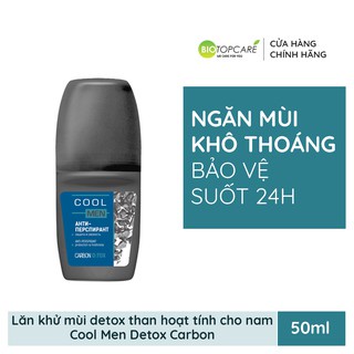 Lăn khử mùi detox than hoạt tính Cool Men Detox Carbon cho nam