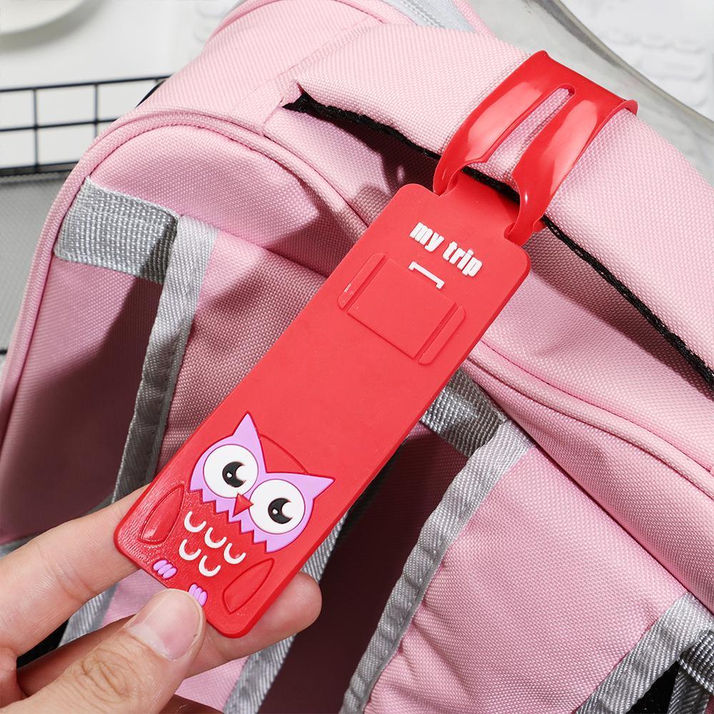 Thẻ Đánh Dấu Hành Lý Bằng Silicone Tiện Dụng