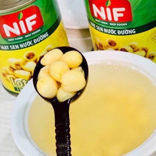 Hạt Sen Nước Đường NIF hộp 560gr