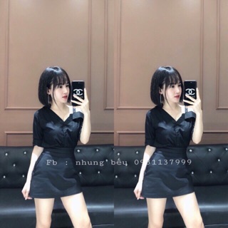 Áo sơ mi lệch vai