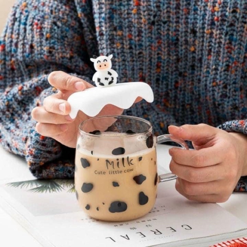 CỐC BÒ SỮA CÓ QUAI CẦM