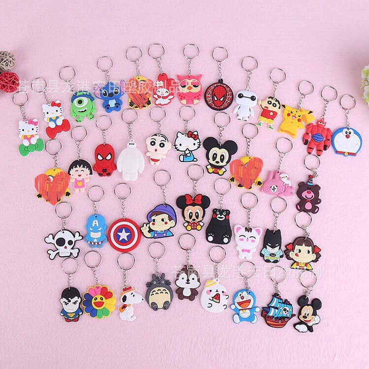 Đổ buôn Móc khóa nhiều hình dễ thương