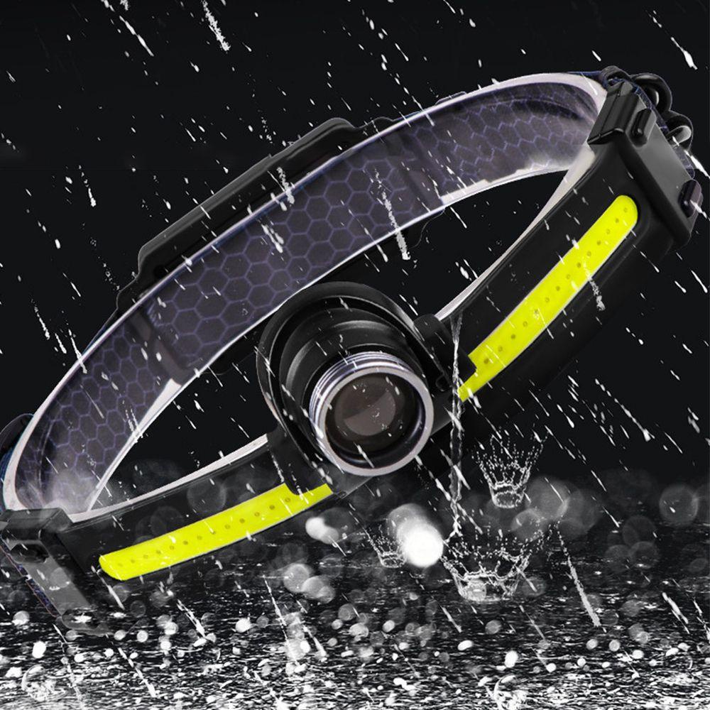 Đèn Led Đội Đầu COB Cảm Ứng Sạc USB Dùng Khi Đi Câu Cá / Leo Núi