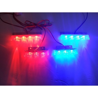 đèn chớp police xanh đỏ trang trí xe máy (giá 1 cặp)