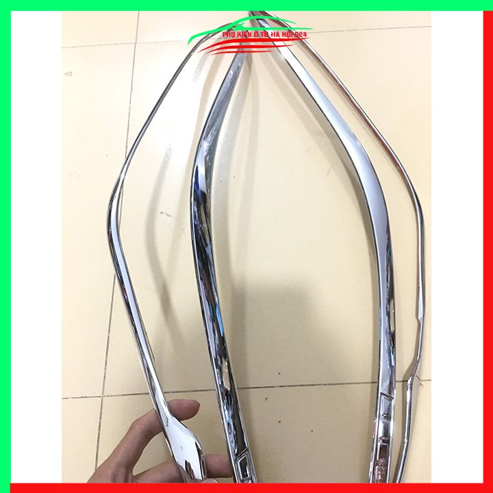 Ốp viền đèn pha hậu mạ crom Fortuner 2021-2022 chống trầy trang trí bảo vệ xe