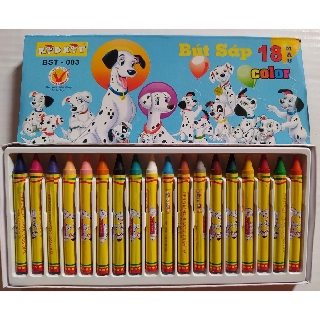 SÁP MÀU CHÓ ĐỐM 18 màu