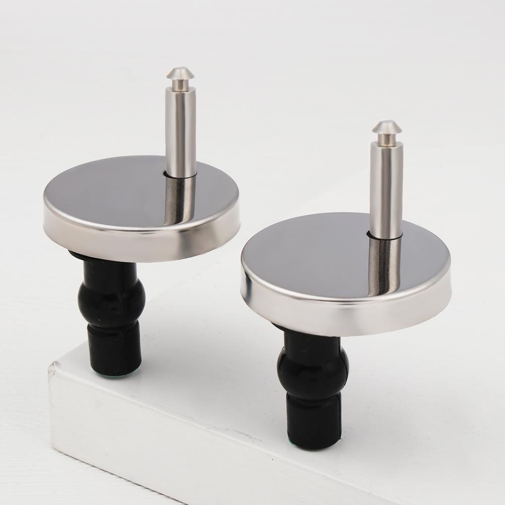 LONTIME Set 2 Bản Lề Cửa Toilet Bằng Chrome