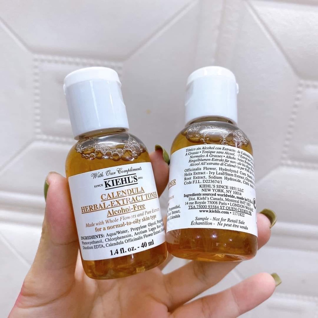 Combo Sữa Rửa Mặt & Toner Hoa Cúc Calendula Herbal Extract, Calendula Deep Cleansing Foaming Face Wash