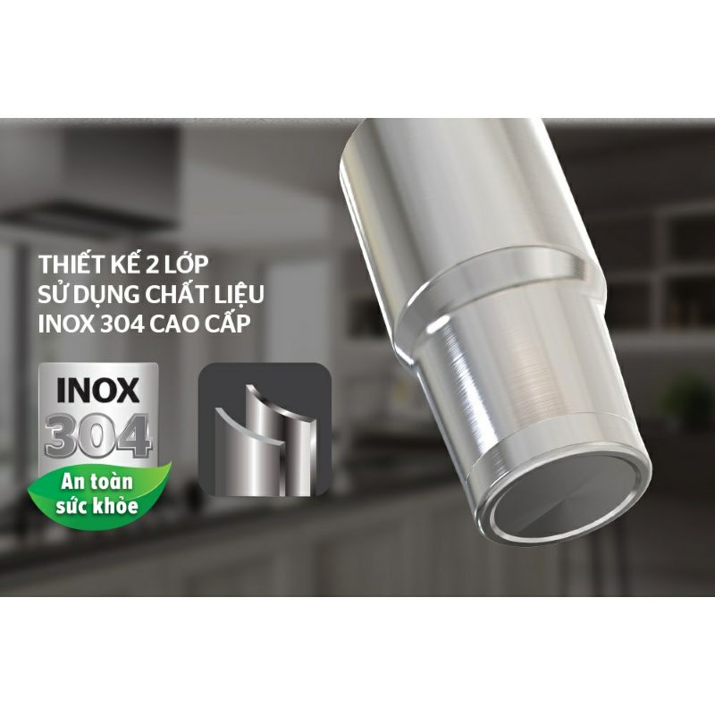 LY / BÌNH GIỮ NHIỆT INOX 304 SUNHOUSE 900ML (không kèm ống hút)