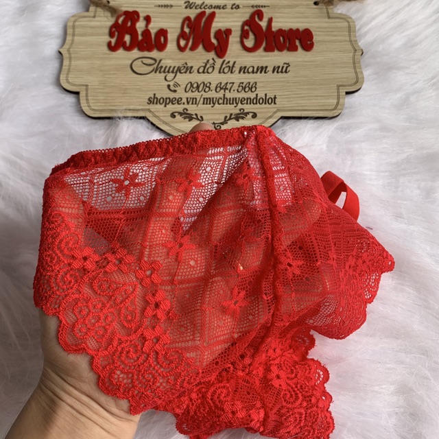 Quần Lót Nữ Ren Dây Chéo Bên Hông Mềm Mại Sexy Quyến Rũ