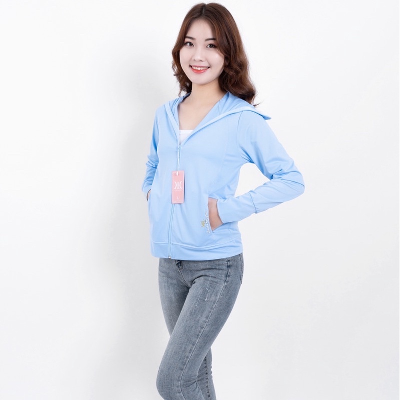 Áo chống nắng nữ 1 lớp chất vải thông hơi thun lạnh cao cấp thoáng mát chống tia uv siêu tốt