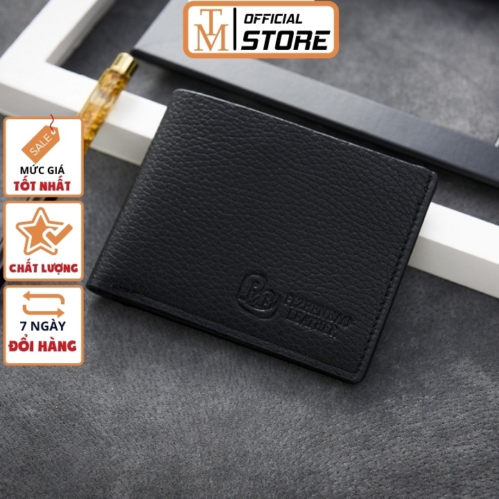 Ví Nam Da Đẹp Nhỏ Gọn Nhiều Ngăn Tiện Dụng - Bóp nam (Dáng Ngang) -VN01