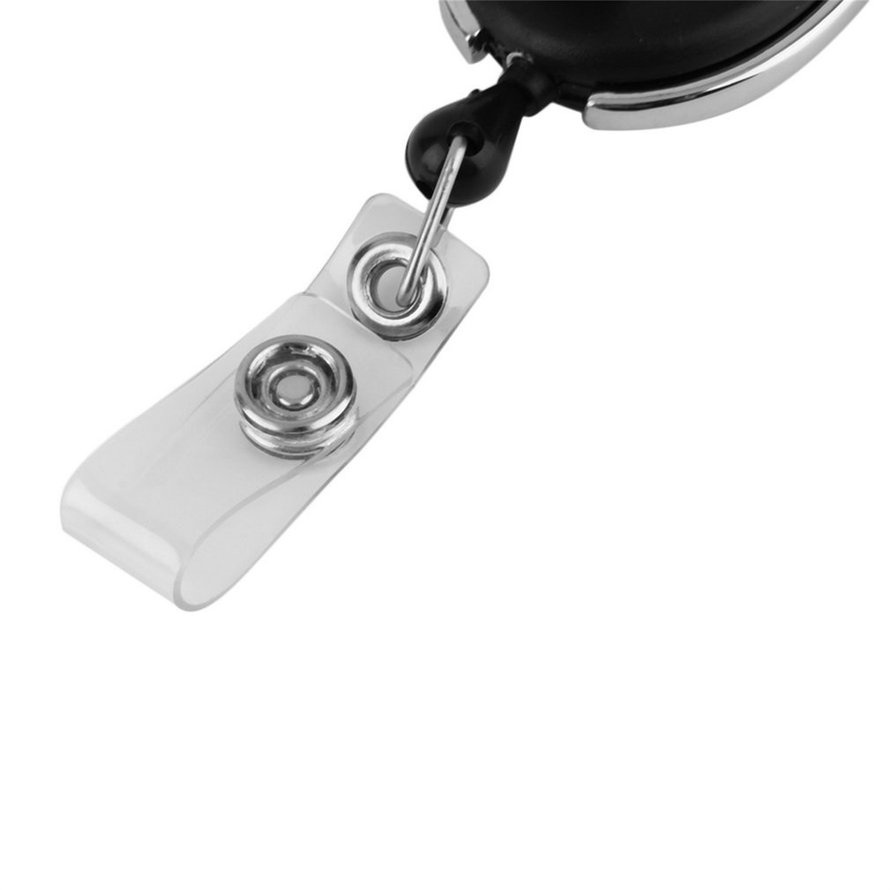 Cuộn có thể thu vào Kéo chìa khóa ID Thẻ Huy hiệu Thẻ kẹp Người giữ Kẹp Kiểu dáng Carabiner