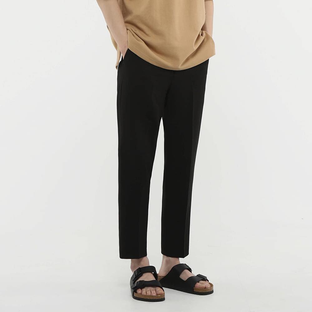 Quần âu dài PARTS Slim Crop Tapered xuất Hàn