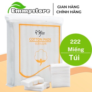 🔥 RẺ VÔ ĐỊCH 🔥 Bông tẩy trang Lameila 3 lớp cotton 222 miếng _Emmystore_Làm Đẹp Từ Thiên Nhiên 🔥🔥🔥