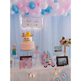 Set trang trí tiệc sinh nhật đặt theo yêu cầu _ bé bảo khánh