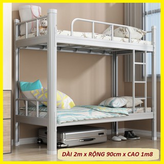 Giường Tầng. Giường 2 Tầng Khung Thép Chịu Lực Cao Cấp. KT : 200 x 90 x 180 cm.