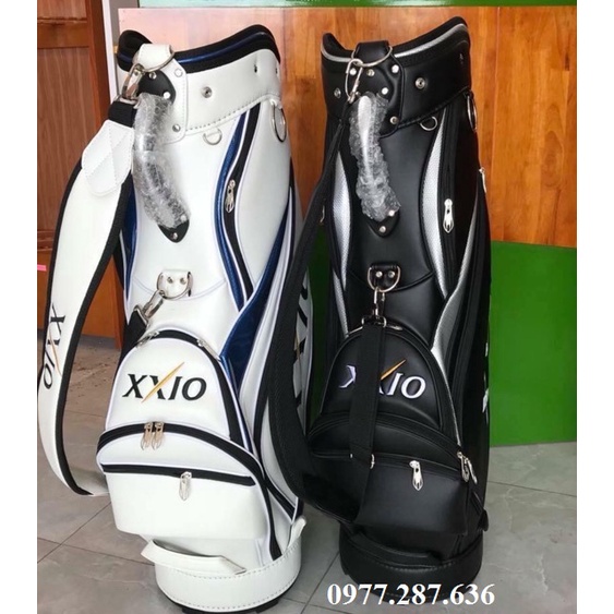 Túi gậy golf XXIO da PU bóng túi chứa 14 - 16 gậy chống nước 5 ngăn cao cấp shop GOLF PRO TM021