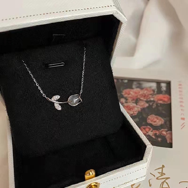 Vòng cổ Mặt Hoa Tulip Phong Cách Hàn Quốc Thời Trang Cho Nữ