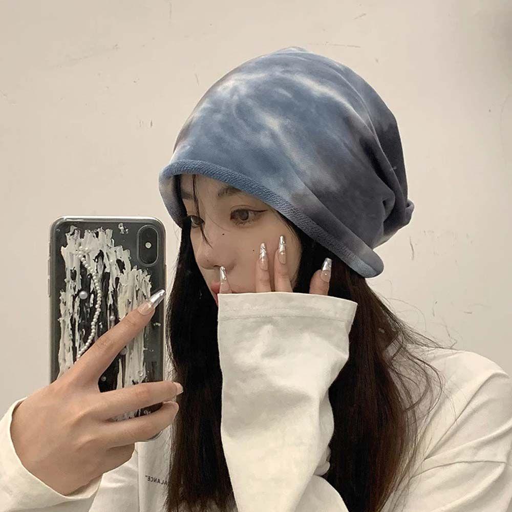 QQMALL Mũ Beanie Phong Cách Retro Mùa Thu Đông Cho Nam Nữ