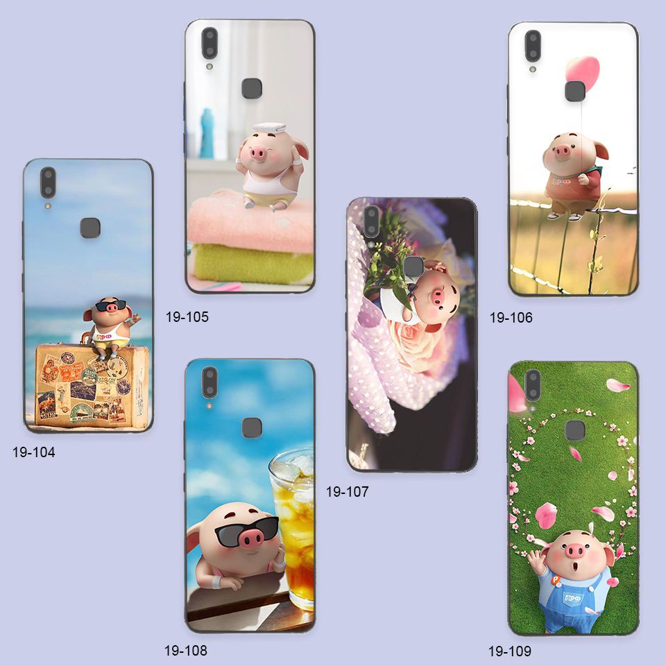 Skin dán Vivo Y83, Y91 hình Heo con dễ thương