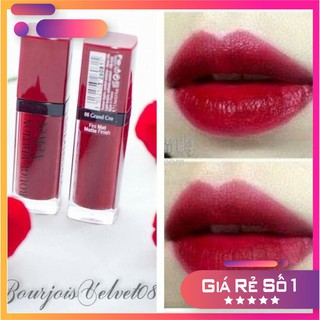 (auth 100%) SON LÌ VELVET 08 cherry đậm BOURJOIS ROUGE EDITION GRAND CRU