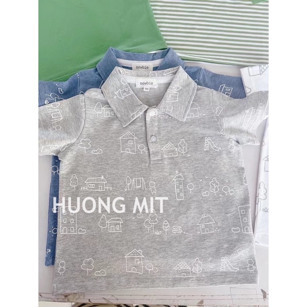 Áo polo cotton hãng Newbie tuồn dư cho bé