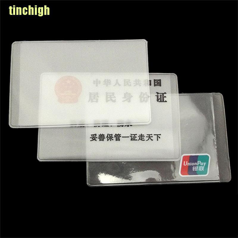 Bộ 10 Thẻ Id Bằng Nhựa Pvc Trong Suốt Tiện Dụng