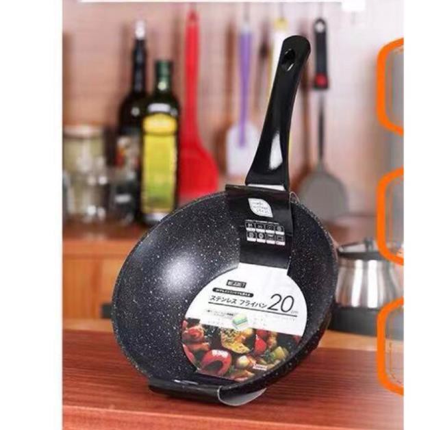 Chảo đáy từ sâu lòng LEZZET đá hoa cương size 20 cm