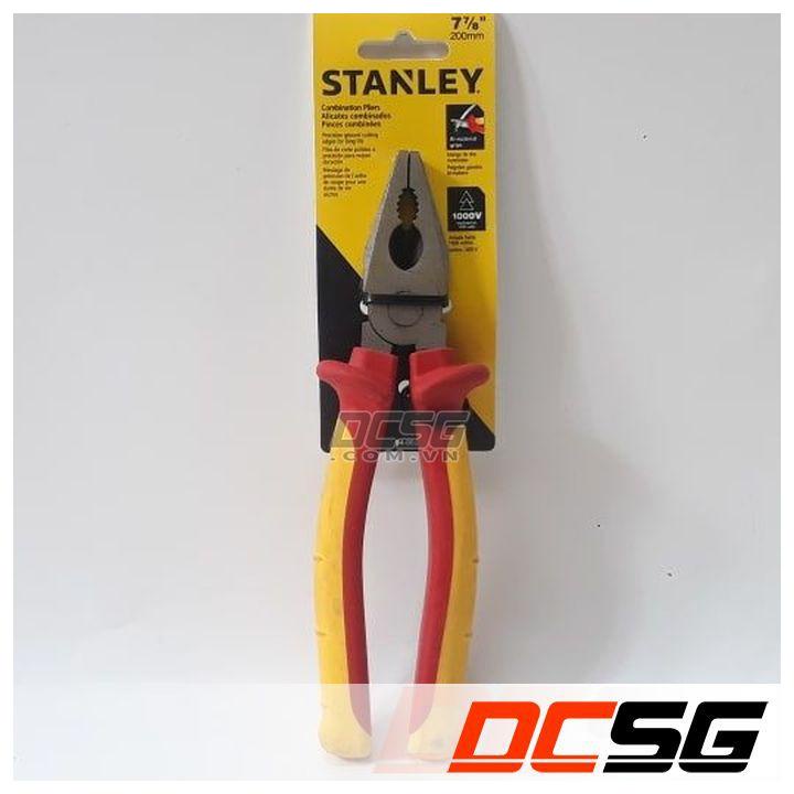 Kềm răng cao cấp 8'' cách điện 1000V Stanley 84-002