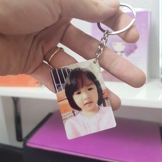 Móc khoá mica in ảnh 2 mặt siêu nét