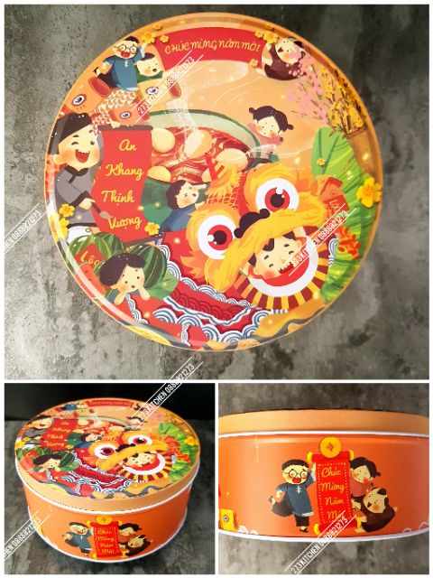 Hộp Thiếc Tết 2020 - [TẶNG TÚI QUÀ BIẾU] | BigBuy360 - bigbuy360.vn