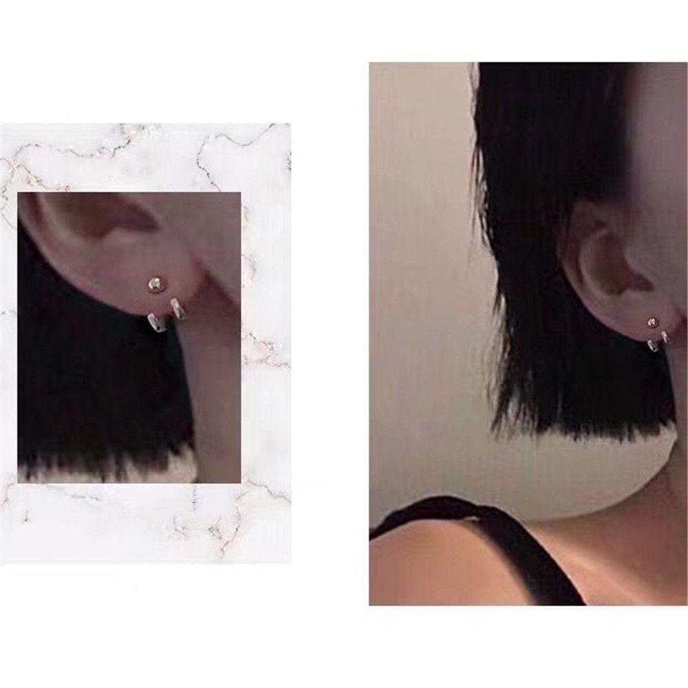 Khuyên Tai Thời Trang Loại C KENT1|Áo Thun Thiết Kế Đơn Giản Thời Trang Theo Phong Cách Hàn Quốc
