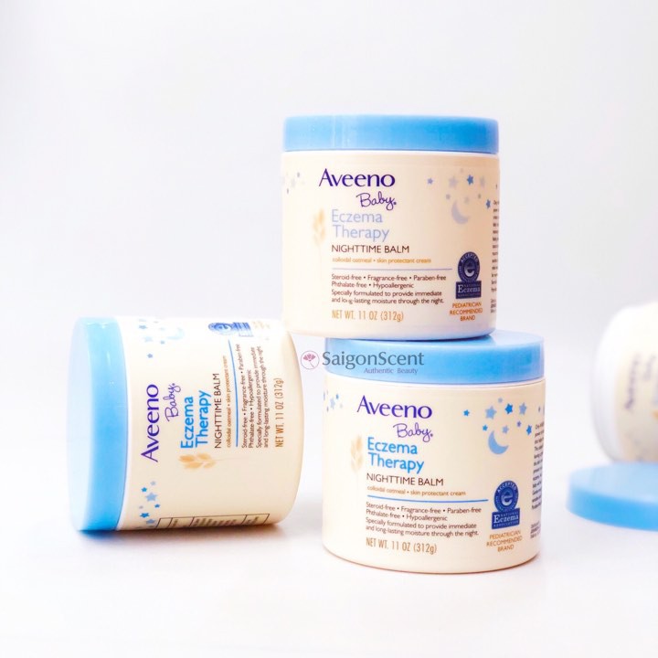Sáp dưỡng chàm cho bé Aveeno Baby Eczema Therapy Nighttime Balm (312g)