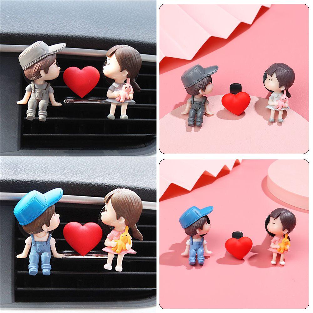 Nước Hoa Gắn Máy Điều Hòa Xe Hơi Họa Tiết Hoạt Hình Dành Cho Cặp Đôi