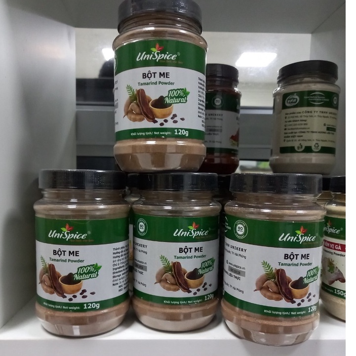 Bột me Unispice 100g - Gia vị tự nhiên/ Me nấu canh chua, món sốt me, bột gia vị me