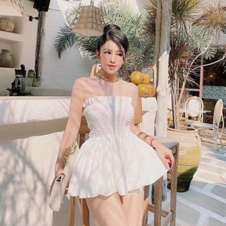 Đầm ống ngắn 😍đầm cúp ngực ngắn kèm video