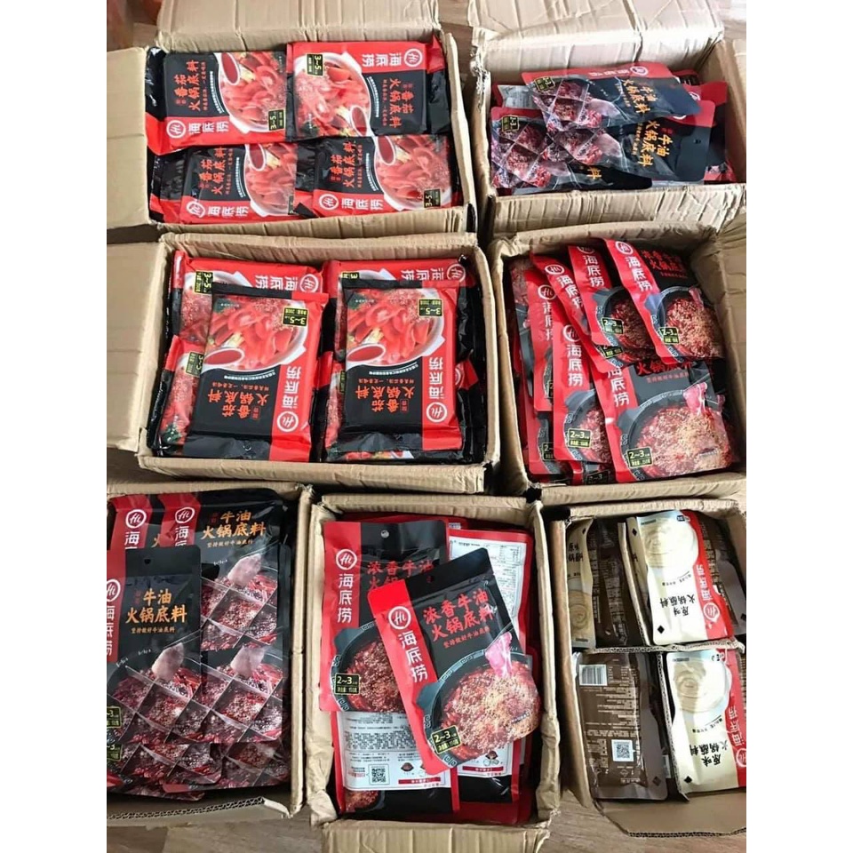 Gia vị lẩu Haidilao 220g - Cốt lẩu tứ xuyên - Haidilao Hotpot - Bếp Nhà CIMI